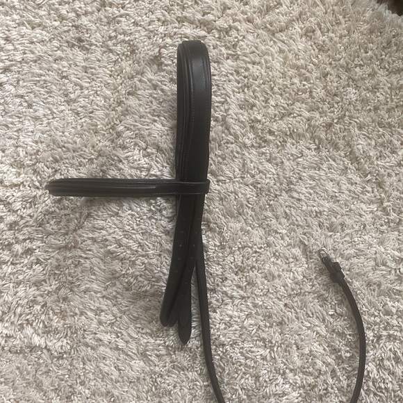 Vespucci black Cob bridle pieces - Picture 3 of 4